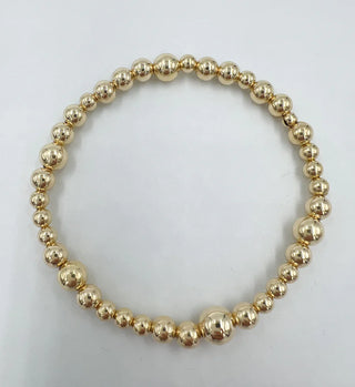 14kt Gold Filled Mixed Ball Bracelet