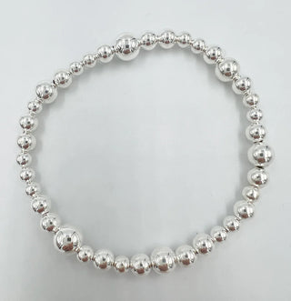 Sterling Silver Mixed Size Ball Bracelet