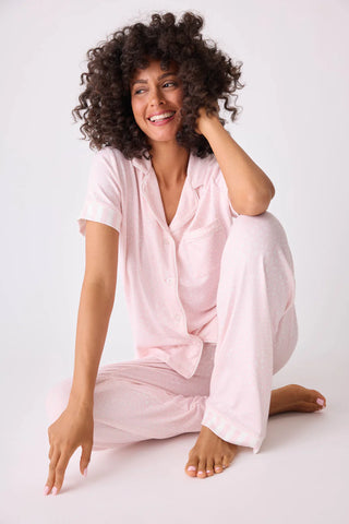 PJ Salvage Light Pink Leopard PJ Set