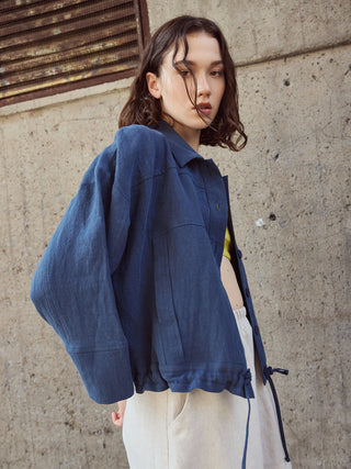 Eve Gravel Cole Jacket in Petrole