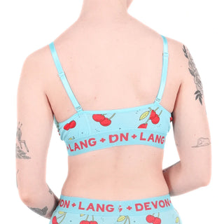Devon + Lang Bria Bralette in Cherries