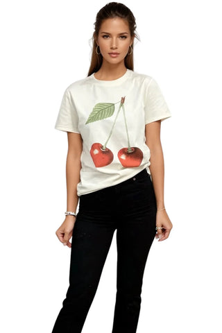 Priv Reign Cuff Cherry Graphic Tee