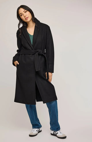 Gentle Fawn Bennet Coat in Black