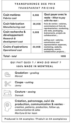 Marigold Black & White Zip Up Baptiste Blouse