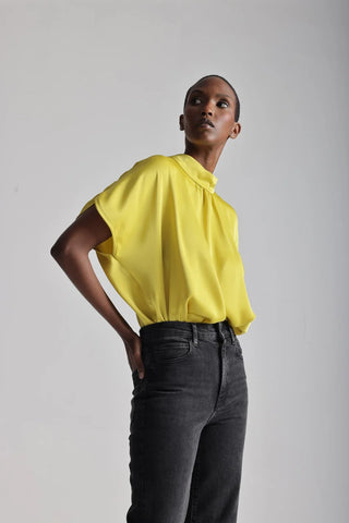 Lele de Baltzac Sistina Top in Chartreuse