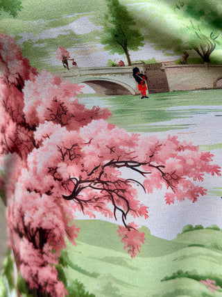 EXCLUSIVE Hilary MacMillan X TD Scottish Toile One Shoulder Top