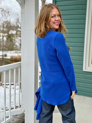 Pure Essence Cobalt Tunic & Cape Set