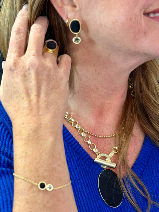 Akihi Bridget Necklace in Black