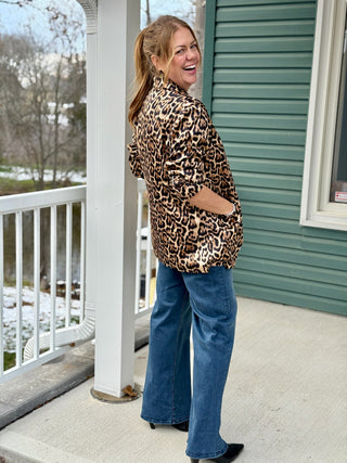 Brunette the Label Evie Leopard Blazer