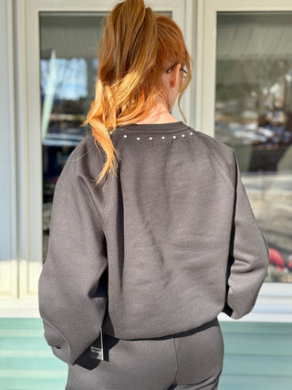 Brunette the Label Studded Crew