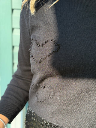 BLACK FRIDAY DOOR CRASHER! Pistache Heart Sweater