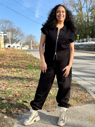 Brunette the Label Studded Bubble Joggers