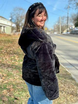 Brunette the Label Diane Faux Fur Jacket