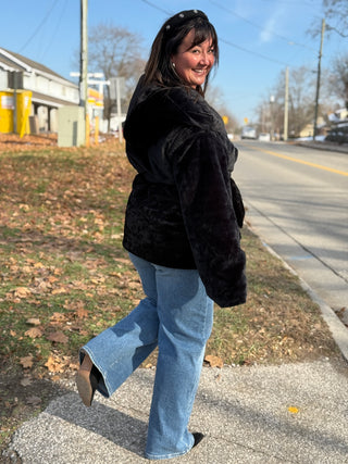 Brunette the Label Diane Faux Fur Jacket