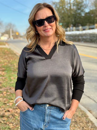 Melissa Nepton Tina Top in Black