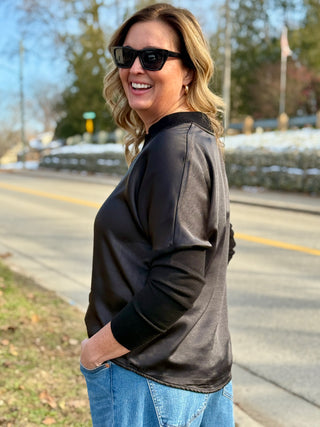 Melissa Nepton Tina Top in Black