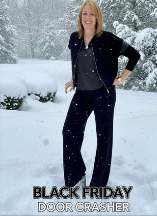 BLACK FRIDAY DOOR CRASHER! Lyla + Luxe Black Pico Pant