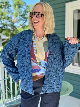 White Stuff Elodie Reversible Quilted Jacket