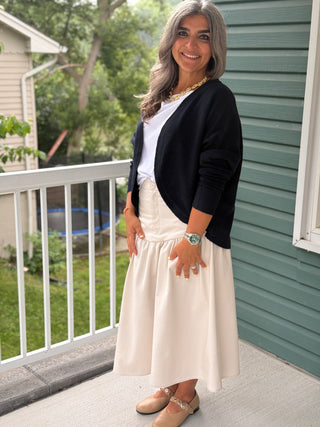 Echo Verde Easy Cardi in Navy