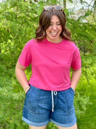 Gentle Fawn Logan Top in Fuschia