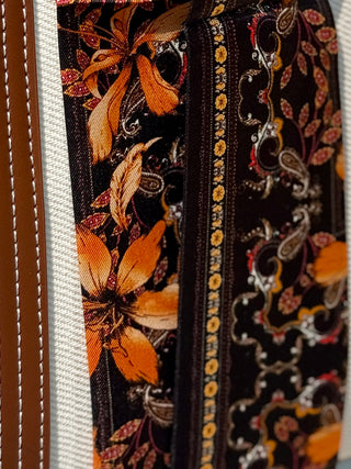 Palm Palm Twilly Slim Silk Scarf in Diana