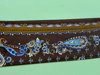 Palm Palm Twilly Slim Silk Scarf in Donna