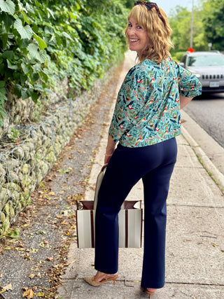 Poplin & Co Birdwatching Pullover Blouse