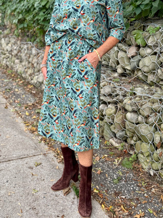 Poplin & Co. Birdwatching Skirt