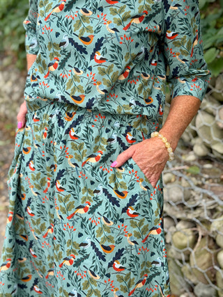 Poplin & Co. Birdwatching Skirt