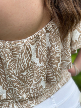 Gentle Fawn Margot Top in Almond Tropic