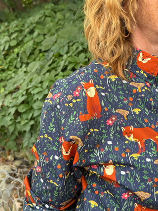 Poplin & Co Forest Fox Shirt