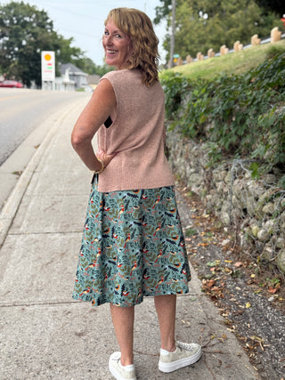Poplin & Co. Birdwatching Skirt