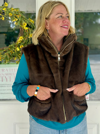 Astrid Montana Faux Fur Vest