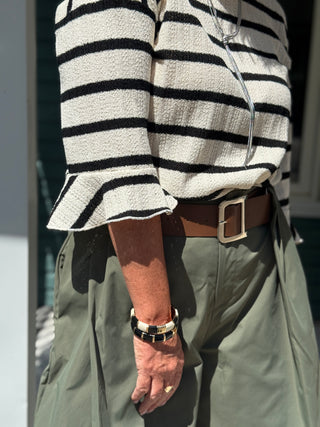 Astrid Lena Army Green Trouser
