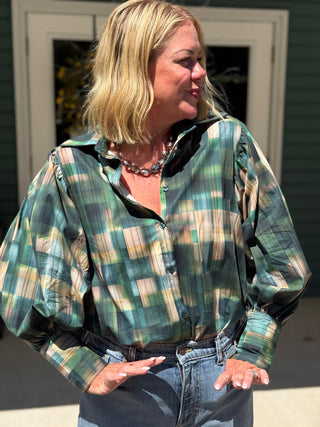Astrid Balloon Sleeve Blouse