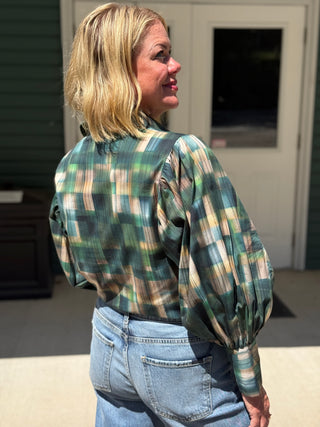Astrid Balloon Sleeve Blouse