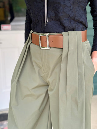 Astrid Lena Army Green Trouser