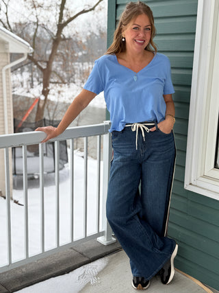 Yoga Denim Carina Wide Leg Jean