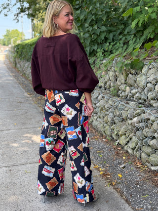 FRNCH Wetherlam Stamps Pant