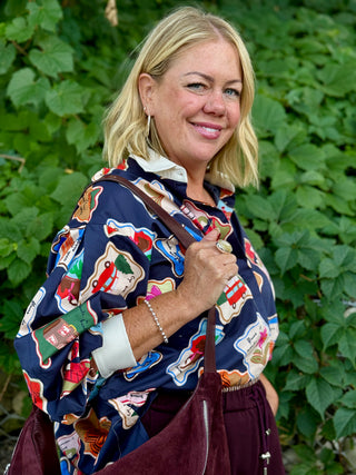 FRNCH Avon Stamps Shirt