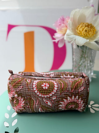 Moon River Apothecary Quilted Cosmetic Bag (3 sizes)