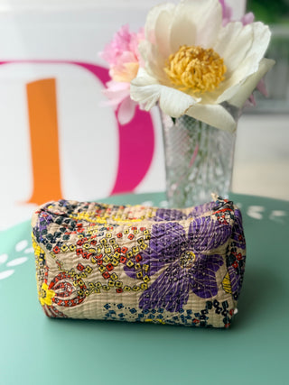 Moon River Apothecary Quilted Cosmetic Bag (3 sizes)