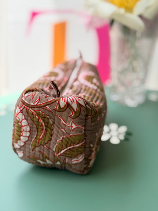 Moon River Apothecary Quilted Cosmetic Bag (3 sizes)