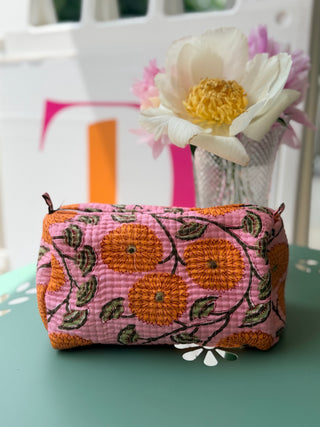 Moon River Apothecary Quilted Cosmetic Bag (3 sizes)
