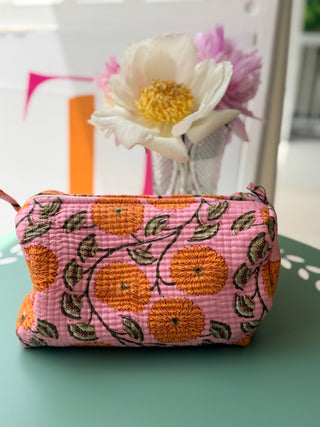 Moon River Apothecary Quilted Cosmetic Bag (3 sizes)