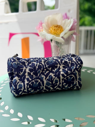 Moon River Apothecary Quilted Cosmetic Bag (3 sizes)
