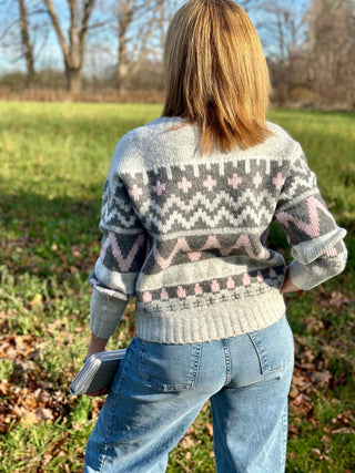 Lyla + Luxe Landen Fair Isle Pullover