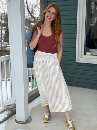 FIG Isola One Piece Swimsuit in Dark Chili