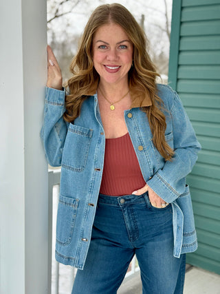 FIG Isola One Piece Swimsuit in Dark Chili