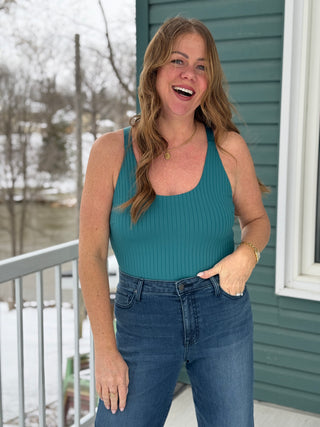 FIG Isola One Piece Swimsuit in Spruce